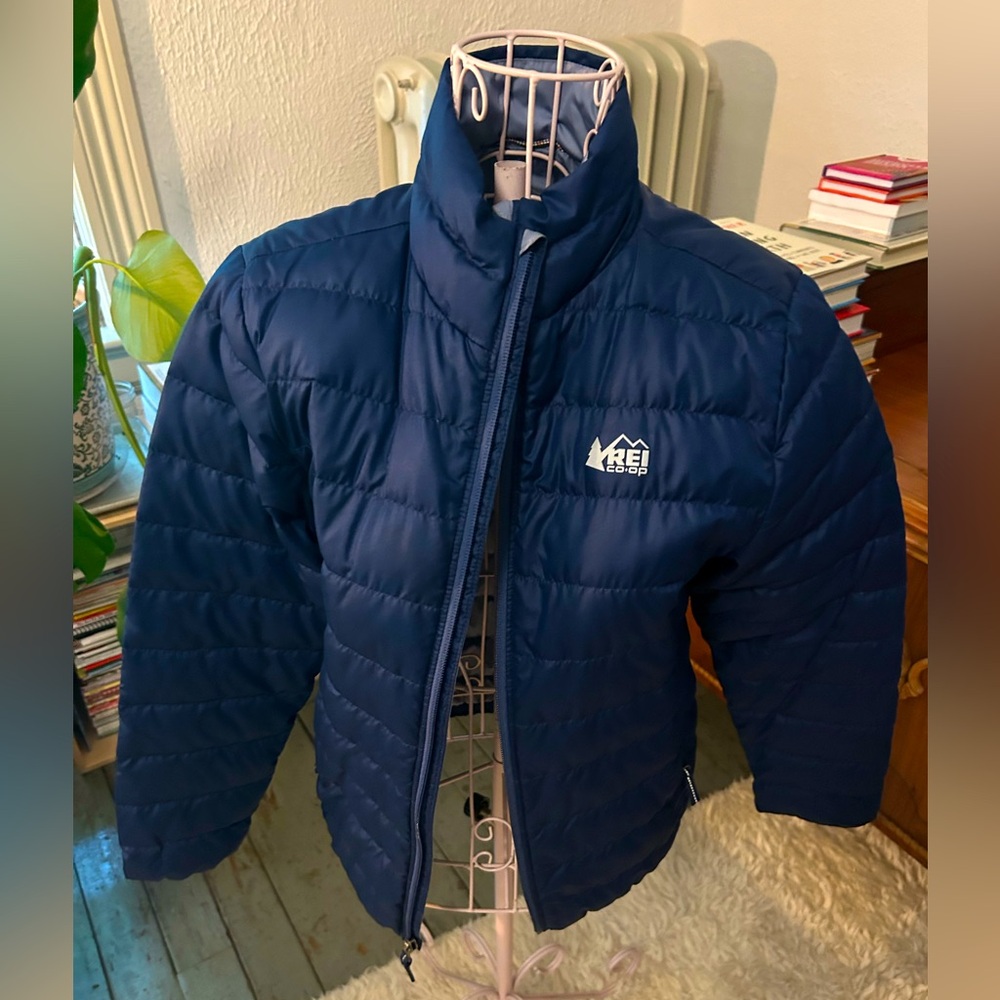 REI puffer jacket kids size 10-12